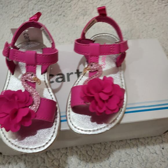 NEW Carter's Unisex Wenna Rain Boot  PINK SIZE  6 M US Big Kid - Picture 2 of 5